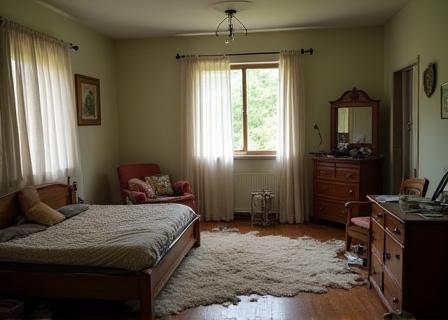 Bedroom before makeover