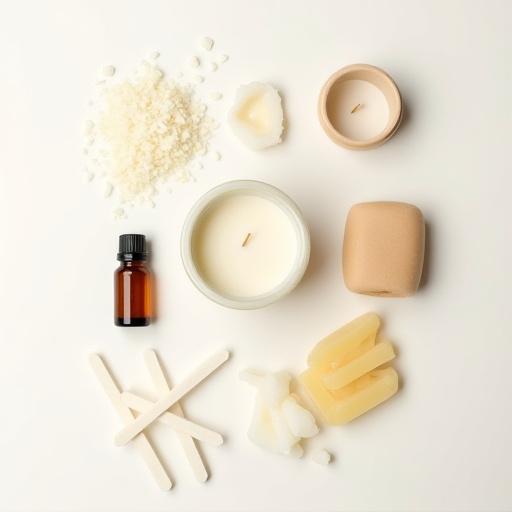 Natural candle making kit