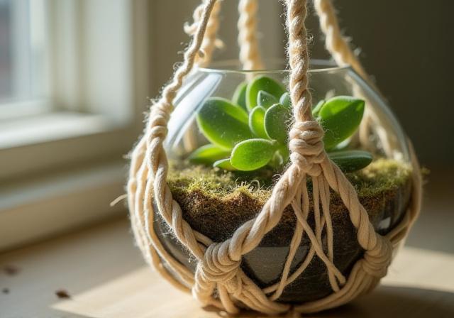 Divya's eco-friendly craft project